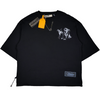 WATSON SINGLE STITCHED EMBROIDERED LOGO BLACK TSHIRT