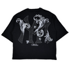 WATSON SINGLE STITCHED EMBROIDERED LOGO BLACK TSHIRT