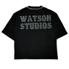 WATSON STUDIOS BLACK PIQUE TSHIRT