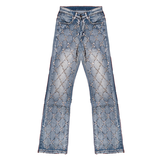GEMSTONE NET JEANS (RAW)