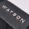 WATSON MANDALA STONES BLACK DENIM SHORTS