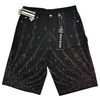 WATSON STARBURST BLACK DENIM SHORTS
