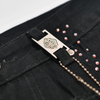 WATSON STARBURST BLACK DENIM SHORTS
