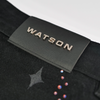 WATSON STARBURST BLACK DENIM SHORTS