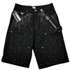 WATSON DANGEL STONES BLACK DENIM SHORTS