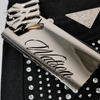 WATSON DANGEL STONES BLACK DENIM SHORTS