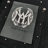 WATSON DANGEL STONES BLACK DENIM SHORTS