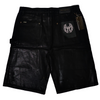 WATSON BLACK DENIM SHORTS