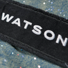 WATSON GLITTER DARK BLUE WASH DENIM SHORTS