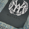 WATSON GLITTER DARK BLUE WASH DENIM SHORTS