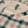WATSON STUDIOS DISTRESSED GREEN SHORT SLEEVE FLANNEL SHIRT