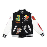 WATSON DEGENERATE GAMBLER VARSITY JACKET (BLACK)