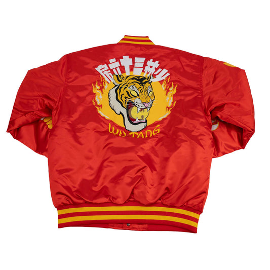 WU TANG FOREVER SATIN JACKET (RED)