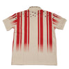 WATSON RED RUBY STRIPES RUGBY POLO (CREAM)