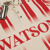 WATSON RED RUBY STRIPES RUGBY POLO (CREAM)