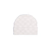 WATSON CHECKERED PEARL BEANIE HAT (BEIGE)