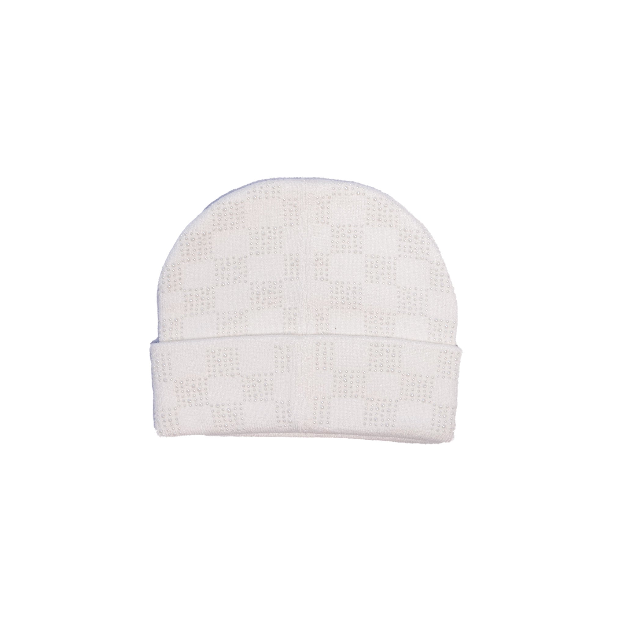 WATSON CHECKERED PEARL BEANIE HAT (BEIGE) – All Star Elite