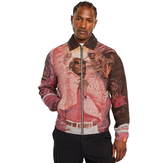 YOUNG THUG PINK TAPESTRY WORK JACKET