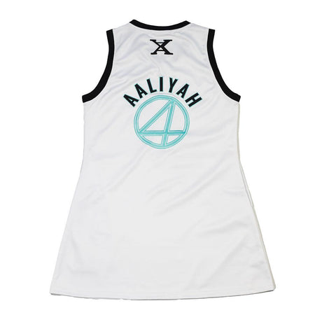 AALIYAH 4 PAGE LETTER JERSEY DRESS - Allstarelite.com