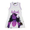 AALIYAH BIRDS BASKETBALL JERSEY DRESS - Allstarelite.com