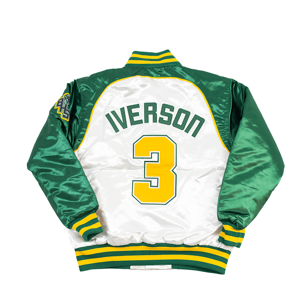 ALLEN IVERSON HIGH SCHOOL SATIN JACKET - Allstarelite.com