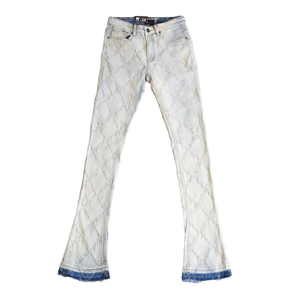 ANTIQUE BLEACH STACKED DENIM - Allstarelite.com