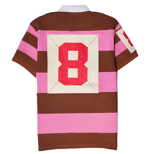 SHORT SLEEVE RUGBY POLO (PINK)
