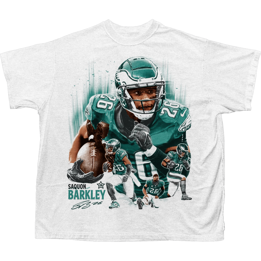 BARKLEY COLLAGE T-SHIRT (WHITE)