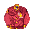 BEL-AIR ACADEMY WILL SMITH SATIN JACKET MAROON - Allstarelite.com