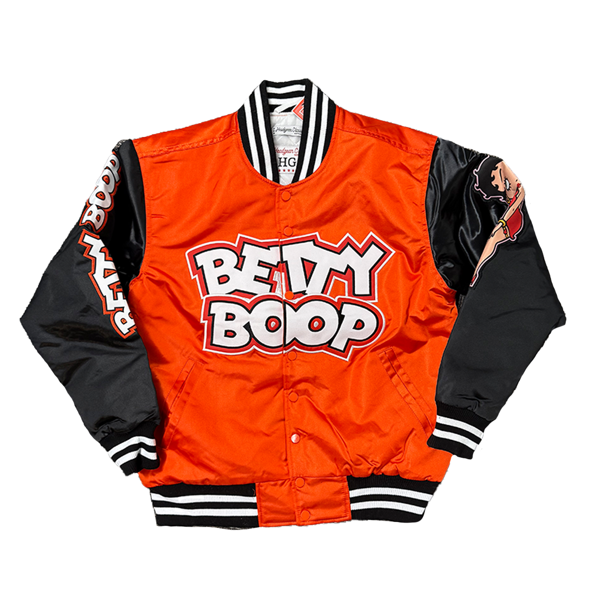 ジャケット・アウター BETTY BOOP BETTY BOOP SATIN JACKET (BLACK) – Allstarelite.com