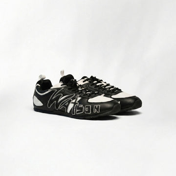 Watson Lopro low-top sneaker in Black White, black and white