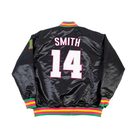 Black Fresh Prince Satin Jacket - Allstarelite.com