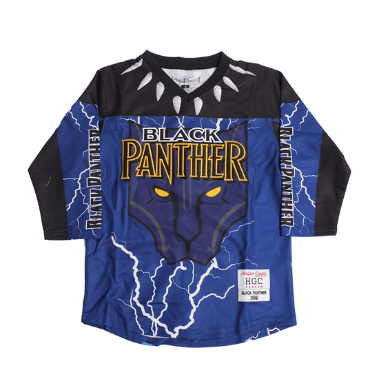 BLACK PANTHER YOUTH HOCKEY JERSEY PURPLE - Allstarelite.com