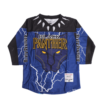 BLACK PANTHER YOUTH HOCKEY JERSEY PURPLE - Allstarelite.com