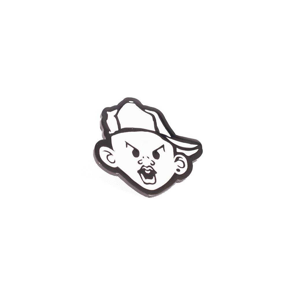 BLACK/WHITE BAD BOY LOGO PIN - Allstarelite.com