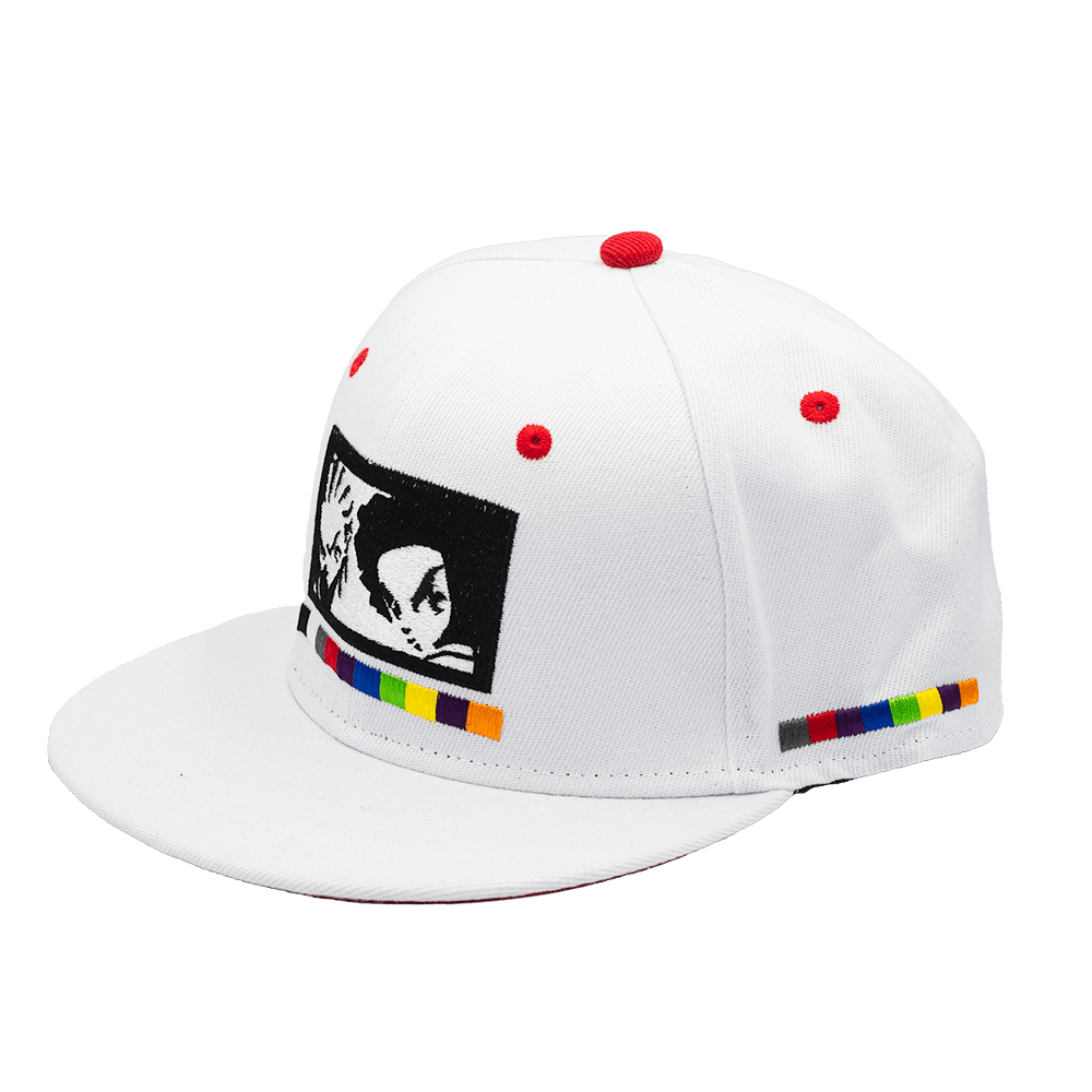 BOONDOCKS WHITE ADULT SWIM FITTED HAT - Allstarelite.com