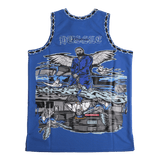 BRAND X ALL MONEY IN ROYAL BASKETBALL JERSEY - Allstarelite.com