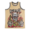 BRAND X ASTROWORLD TAN BASKETBALL JERSEY - Allstarelite.com