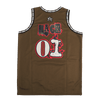 BRAND X ASTROWORLD YOUTH OLIVE BASKETBALL JERSEY - Allstarelite.com