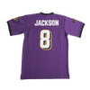 Brand X Baltimore Lamar Football Jersey (Purple), purple and black short-sleeve football jersey – alternate view 2