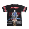 BRAND X CAMP CRYSTAL LAKE JASON BLACK FOOTBALL JERSEY - Allstarelite.com