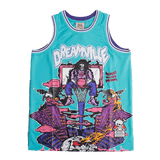 BRAND X DREAMVILLE TEAL BASKETBALL JERSEY - Allstarelite.com