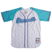 BRAND X DREAMVILLE YOUTH BUTTOM DOWN BASEBALL JERSEY (WHITE)
