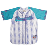BRAND X DREAMVILLE YOUTH BUTTOM DOWN BASEBALL JERSEY (WHITE)