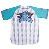 BRAND X DREAMVILLE YOUTH BUTTOM DOWN BASEBALL JERSEY (WHITE)