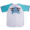 BRAND X DREAMVILLE YOUTH WHITE BUTTOM DOWN BASEBALL JERSEY - Allstarelite.com