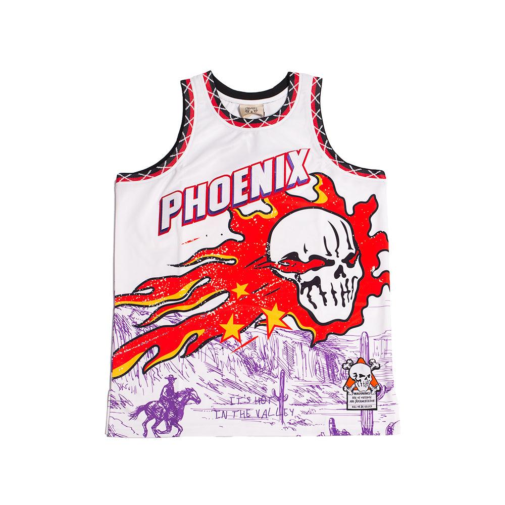 BRAND X HOT IN THE VALLEY BASKETBALL JERSEY (PURPLE)