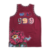 BRAND X JUICE WRLD 999 CRANBERRY BASKETBALL JERSEY - Allstarelite.com
