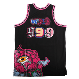BRAND X JUICE WRLD 999 YOUTH BLACK BASKETBALL JERSEY - Allstarelite.com