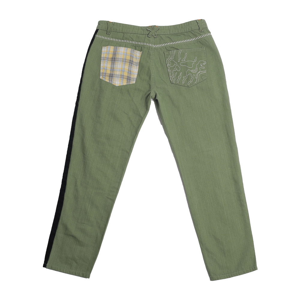 BRAND X LOVE IS MORTAL OLIVE DENIM - Allstarelite.com